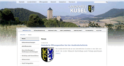 Desktop Screenshot of landkreis-kusel.de